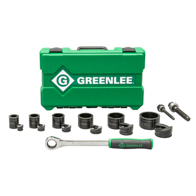 GREENLEE TOOLS 7238SB Knockout Kit with Ratchet and SlugBuster® 1/2